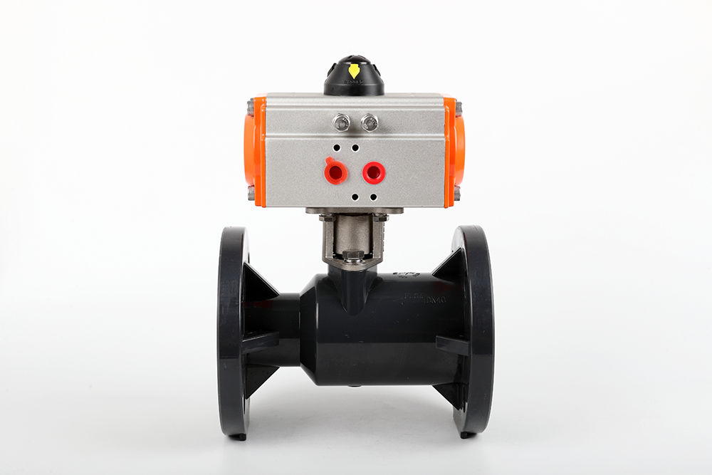 泰和气动法兰一体球阀